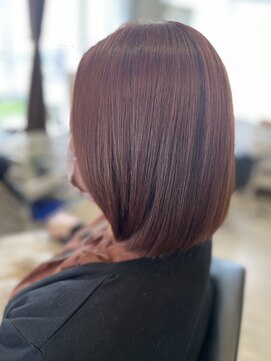 コア フィール ア デイ(COIFFURE A DAY) 【ピンクレッドピコカラー】M3D髪質改善メニュー