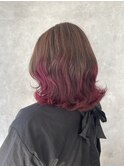 チェリーピンク×ボブ