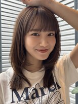 ミンクスリッカ 表参道(MINX RICCa)&nbsp;ミディアム×ナチュラルレイヤー