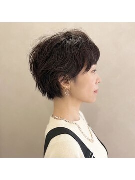 アンドワン 自由が丘(＆ONE) ニュアンスパーマ×ショートヘア