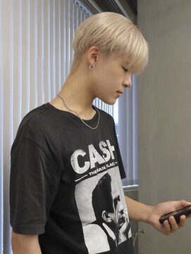 メンズペレ 渋谷(MEN'S PELE) サーフカール/スパイキーショート/ブルーブラック/渋谷