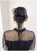 ヘアアレンジ/お呼ばれヘア/ヘアセット/ヘアメイク