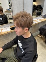 リット(lit.)&nbsp;サーフカール/スパイキーショート/ブルーブラック/守谷