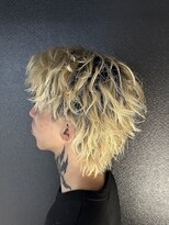 ライズ 渋谷店(RISE)&nbsp;束感パンクショートウルフツイストパーマ