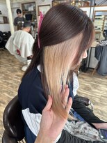 ラウラアンドロー(LAURA&RO)&nbsp;ミルクティーベージュダブルカラーインナーカラーケアブリーチ