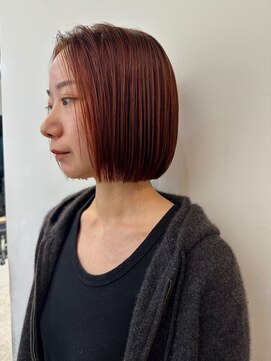 切りっぱなしボブ/ワンレンボブ