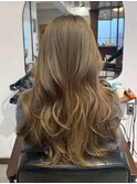 ROUIS 津田沼 ベージュ×ハイライト