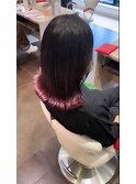 ピンクグラデーションミディ