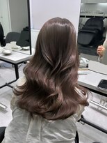 ペレ 原宿(PELE)&nbsp;ミルクティーブロンドダークブルーデジタルパーマ原宿