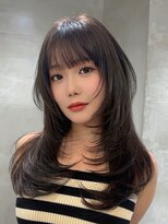 トゥイン 八王子(TWIN)&nbsp;レイヤーカット/グレージュ/イルミナカラー/ハッシュカット
