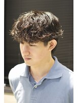 プライベートバーバー 武蔵小杉 新丸子(PRIVATE BARBER)&nbsp;シャドウパーマ《メンズパーマ/理容室/バーバー/フェザーパーマ