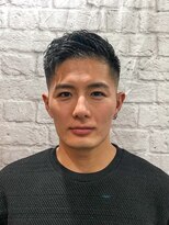 グレイスフル バーバープラチナム 六本木店(Graceful Barber platinum)&nbsp;黒髪短髪フェードアップバングショート