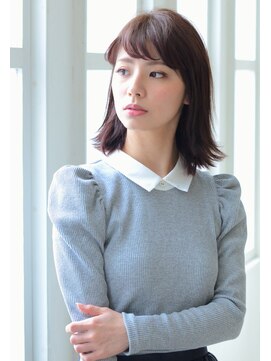 トリコ心斎橋(trico) マニッシュオン眉＠外ハネエッジモードナチュラルセミディ