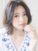 カフカヘア 吉祥寺店(kafka hair)&nbsp;センターパートで大人かわいいくびれミディ.