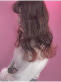 【CHELSEA】裾カラー★PINK