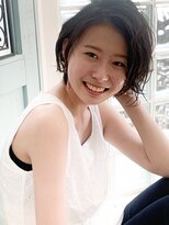 ヘアーアンドメイク シークタチカワ 立川店(Hair&Make Seek)&nbsp;【Seek 佐藤】暗髪×ショートパーマ