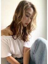 エル セルカ 高田馬場(el CERCA)&nbsp;外国人風グレージュ×フェイスフレーミングカラー【高田馬場】