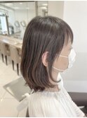 部分ストレートでナチュラルに整うコンパクトミディ★★