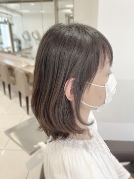 アッシュ 高円寺店(Ash) 部分ストレートでナチュラルに整うコンパクトミディ★★