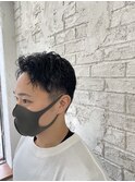 ツイストショートパーマ 刈り上げショート 10代20代