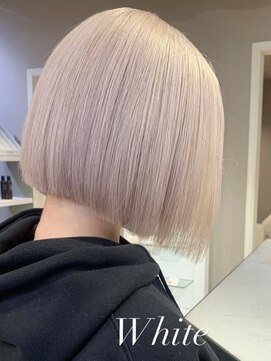 ベレーザ 渋谷(BELEZA) ba1157ハイトーンホワイトミルクティー金髪ボブロブヘアボブルフ