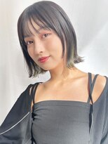 ケーツー心斎橋 クイーンズガーデン バイ ケーツー(K two QUEEN'S GARDEN by K two) ピスタチオインナーカラー/イヤリングカラー2/心斎橋&難波なんば