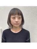 【favori 自由が丘】グレージュフェイスフレーミングカラー