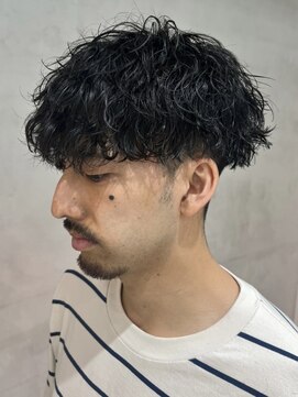 ローウェ バイ フィフス 立川メンズサロン(Louwe by fifth) ツイストスパイラルパーママッシュメンズパーマ波巻きパーマ