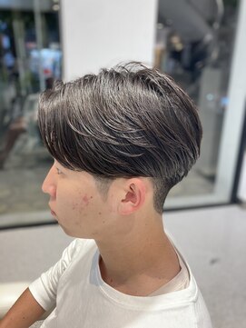 イメージア あざみ野店(IMAGE A) センターパート×カルマパーマ＠30代40代50代60代