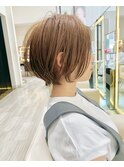 大人可愛いショートボブ