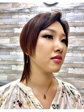 ヘアーサロン いまにし ミオリネ風ショートウルフ