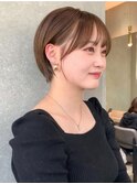 ◇マッシュショート 顔周りカット 丸みショート 表参道