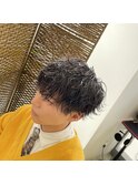 波巻きパーマ