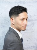 メンズビジネスフェードスタイル<理容室><MEN'S/中野/バーバー>