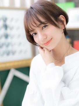 カバーヘア ブリス 北浦和(COVER HAIR bliss) 艶カラーシースルーバング前下がり大人ボブc5北浦和30代40代!