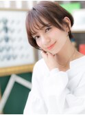 艶カラーシースルーバング前下がり大人ボブc5北浦和30代40代!