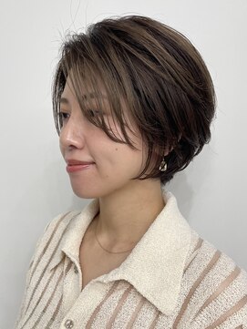 インセプション 銀座(INCEPTION) ショート/イメチェンウェーブパーマ/こなれミディ前髪/銀座/30代