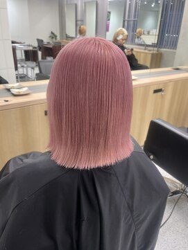 ペレ 渋谷(PELE) 黒髪/ボブルフ/ネビージュ/小顔/ワンレン/水戸/髪質改善/前髪