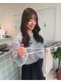 大人かわいいエギョモリミルクティーブラウン ひし形シルエット