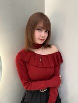 ソル 栄矢場町(SOL)&nbsp;ミルクティーグレージュ/ミルクティーベージュ/名古屋美容院