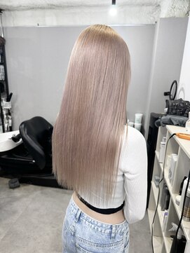 センス(SENSE.) 艶髪ミルクティーピンクベージュ