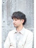 波巻きスパイラルパーマ/波巻きパーマ/波巻きウルフ