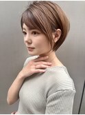 20代30代40代50代小顔◎マッシュショートボブ