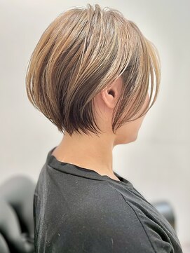 ジエクト 心斎橋 似合わせショート/フェザーショート/細めハイライト