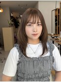 ★結べるレイヤーカット/韓国ヘアくびれベージュ