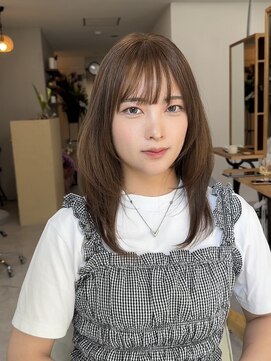 クイ(quii) ★結べるレイヤーカット/韓国ヘアくびれベージュ