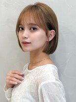 アグノス 青山(Agnos)&nbsp;うるツヤレイヤーカットセミディシースルーバング斜めバング