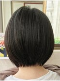 アイロン・ブラシ未使用！ハンドドライのみで完成した大人ボブ◎