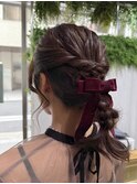 結婚式お呼ばれヘア