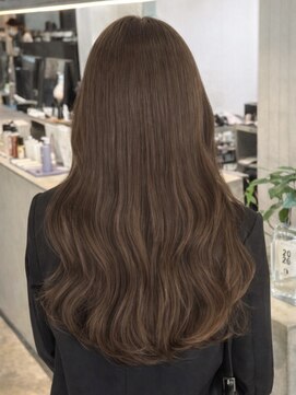 アルバム 新宿(ALBUM SHINJUKU) ロング韓国ヘア顔周りレイヤー似合わせカット_ba581081